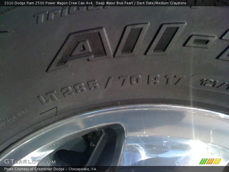 Deep Water Blue Pearl / Dark Slate/Medium Graystone 2010 Dodge Ram 2500 Power Wagon Crew Cab 4x4