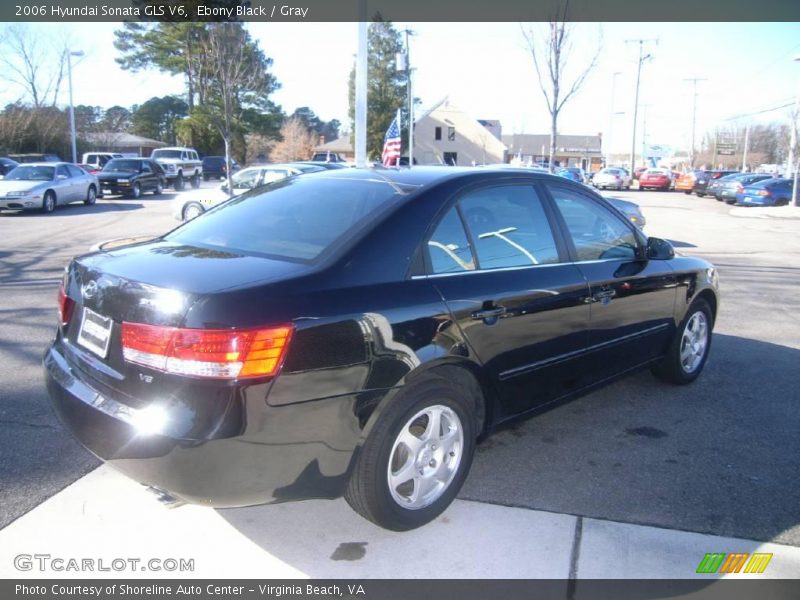 Ebony Black / Gray 2006 Hyundai Sonata GLS V6