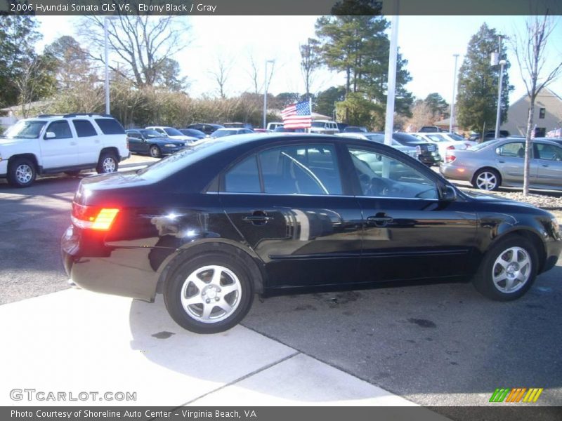 Ebony Black / Gray 2006 Hyundai Sonata GLS V6