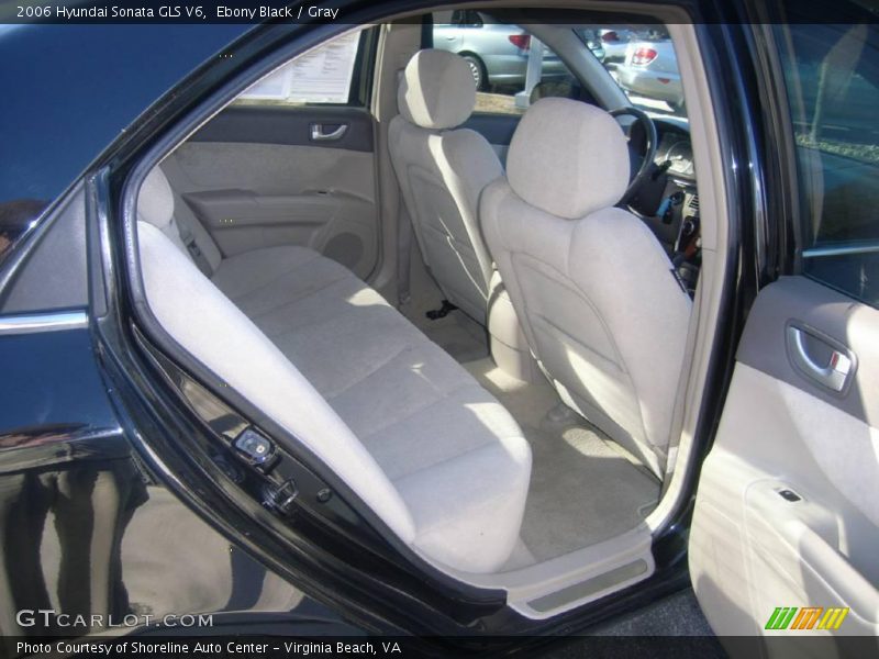 Ebony Black / Gray 2006 Hyundai Sonata GLS V6