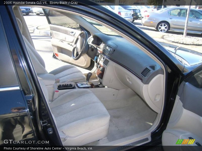 Ebony Black / Gray 2006 Hyundai Sonata GLS V6