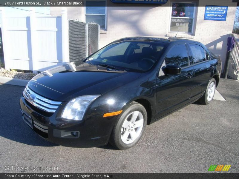 Black / Charcoal Black 2007 Ford Fusion SE