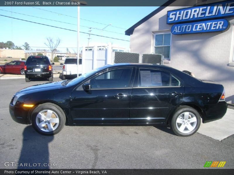 Black / Charcoal Black 2007 Ford Fusion SE