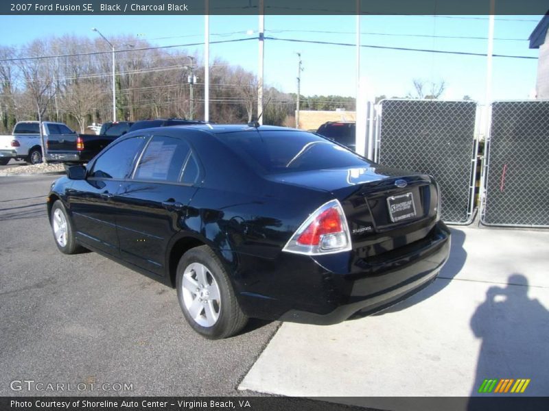 Black / Charcoal Black 2007 Ford Fusion SE