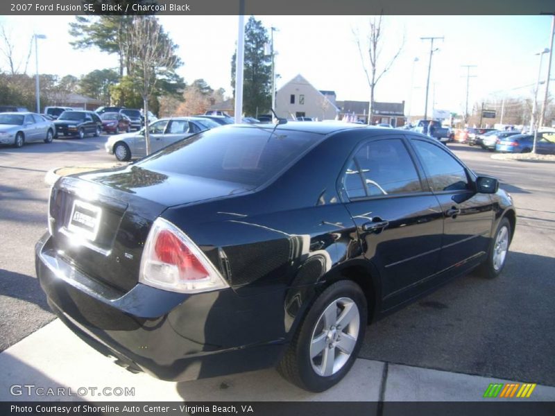 Black / Charcoal Black 2007 Ford Fusion SE