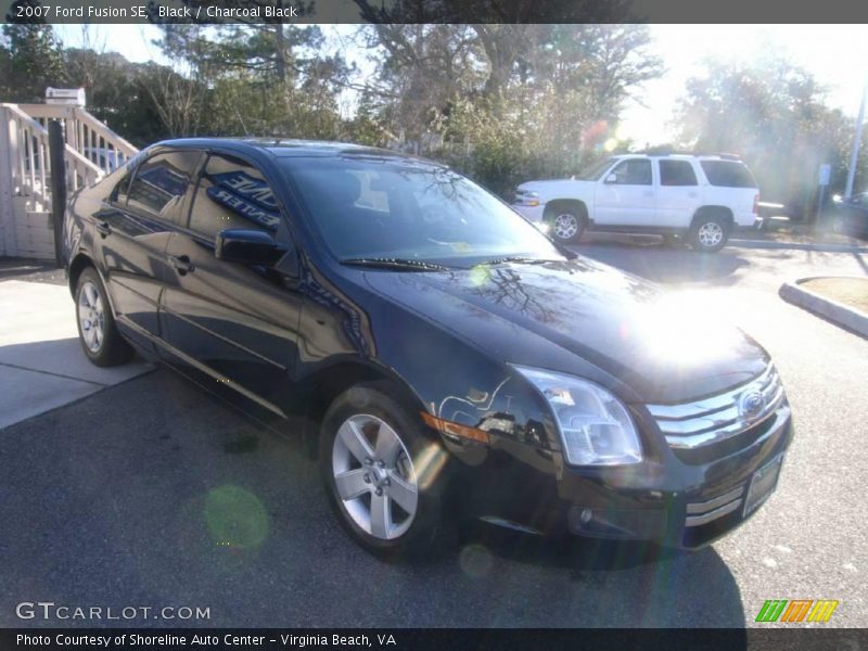 Black / Charcoal Black 2007 Ford Fusion SE