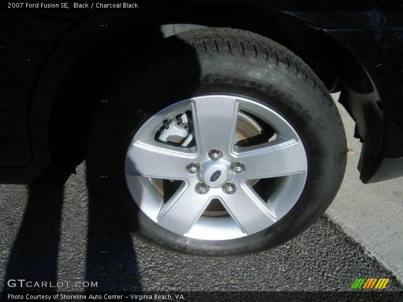 Black / Charcoal Black 2007 Ford Fusion SE