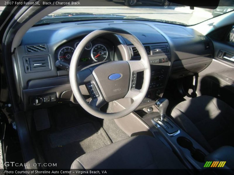 Black / Charcoal Black 2007 Ford Fusion SE