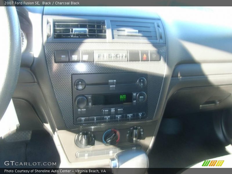Black / Charcoal Black 2007 Ford Fusion SE
