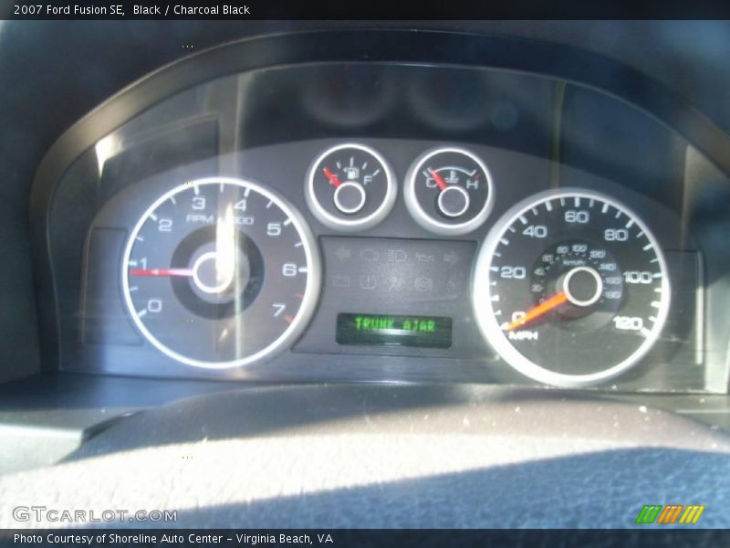 Black / Charcoal Black 2007 Ford Fusion SE