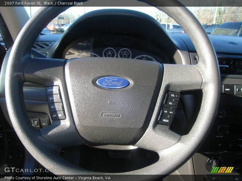 Black / Charcoal Black 2007 Ford Fusion SE
