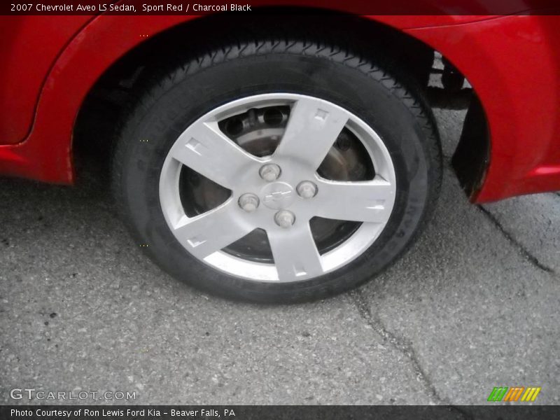 Sport Red / Charcoal Black 2007 Chevrolet Aveo LS Sedan
