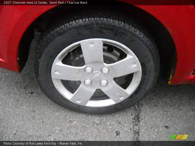 Sport Red / Charcoal Black 2007 Chevrolet Aveo LS Sedan