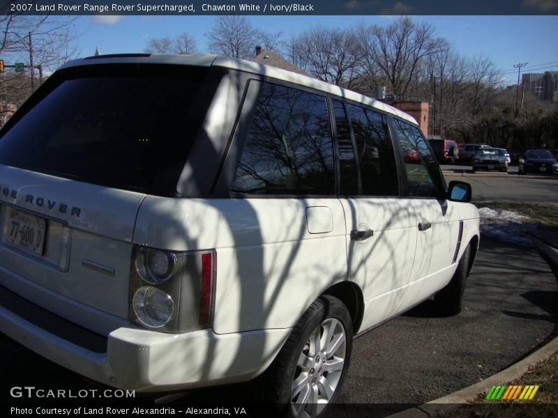 Chawton White / Ivory/Black 2007 Land Rover Range Rover Supercharged