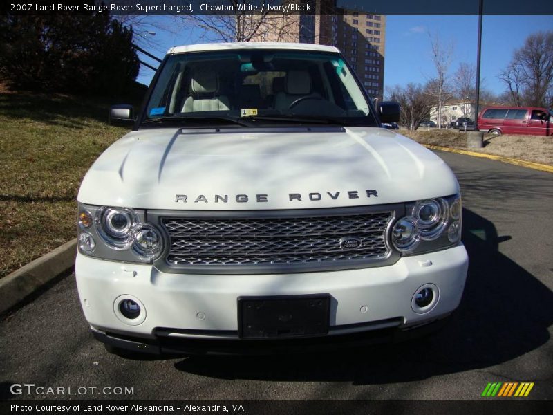 Chawton White / Ivory/Black 2007 Land Rover Range Rover Supercharged