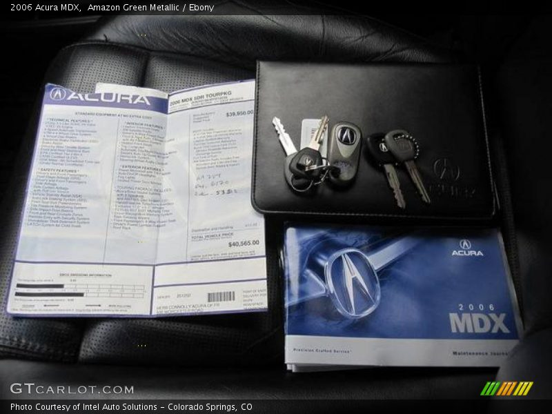 Amazon Green Metallic / Ebony 2006 Acura MDX