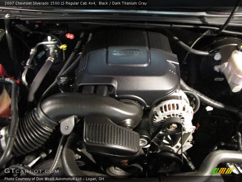 Black / Dark Titanium Gray 2007 Chevrolet Silverado 1500 LS Regular Cab 4x4