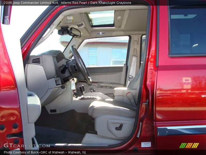 Inferno Red Pearl / Dark Khaki/Light Graystone 2006 Jeep Commander Limited 4x4