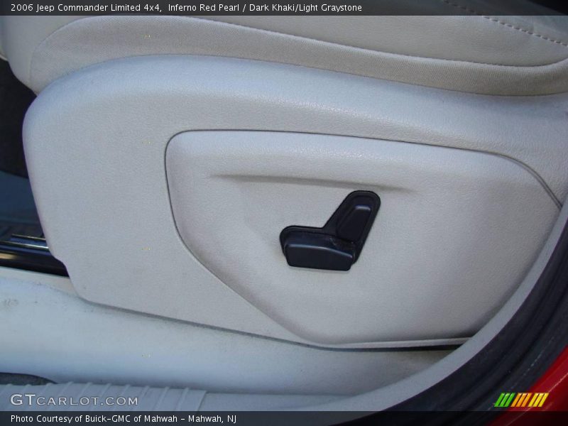 Inferno Red Pearl / Dark Khaki/Light Graystone 2006 Jeep Commander Limited 4x4