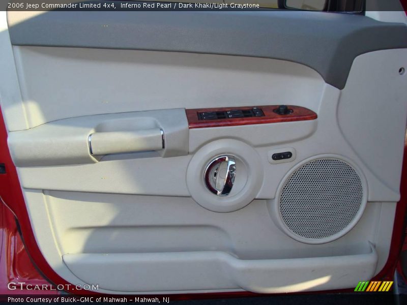 Inferno Red Pearl / Dark Khaki/Light Graystone 2006 Jeep Commander Limited 4x4