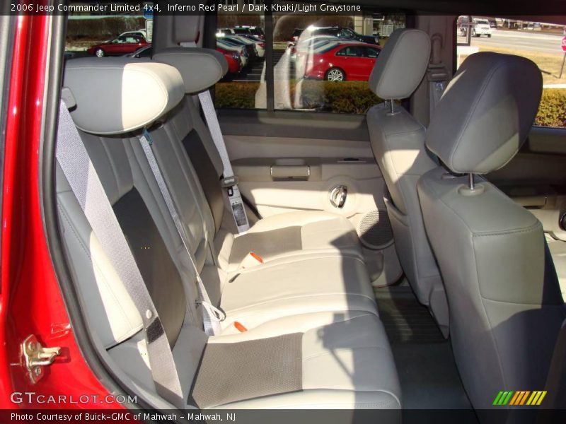 Inferno Red Pearl / Dark Khaki/Light Graystone 2006 Jeep Commander Limited 4x4