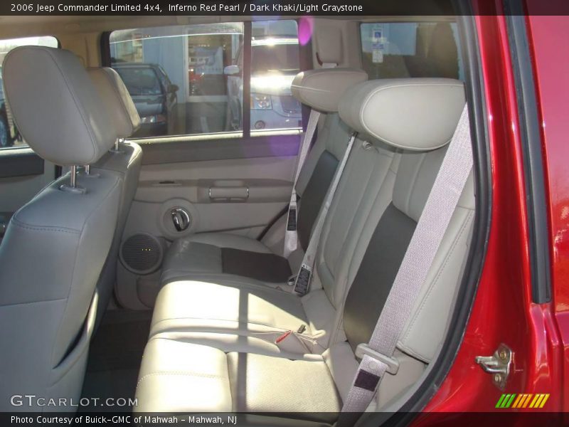 Inferno Red Pearl / Dark Khaki/Light Graystone 2006 Jeep Commander Limited 4x4