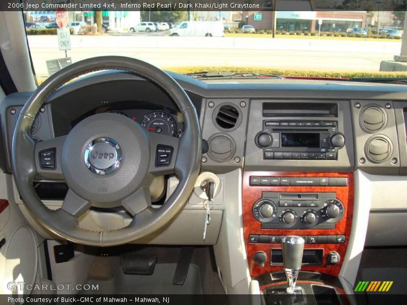 Inferno Red Pearl / Dark Khaki/Light Graystone 2006 Jeep Commander Limited 4x4