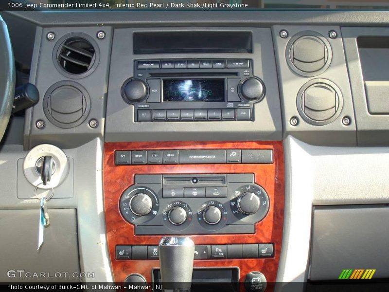 Inferno Red Pearl / Dark Khaki/Light Graystone 2006 Jeep Commander Limited 4x4