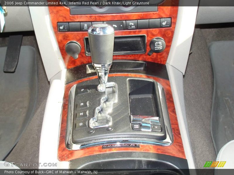 Inferno Red Pearl / Dark Khaki/Light Graystone 2006 Jeep Commander Limited 4x4
