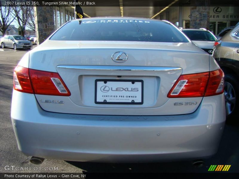 Tungsten Silver Metallic / Black 2007 Lexus ES 350