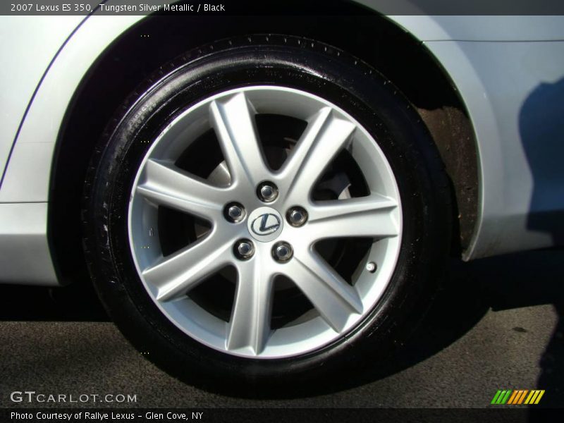Tungsten Silver Metallic / Black 2007 Lexus ES 350