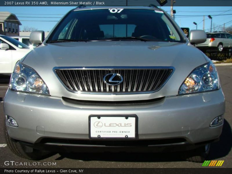 Millennium Silver Metallic / Black 2007 Lexus RX 350 AWD