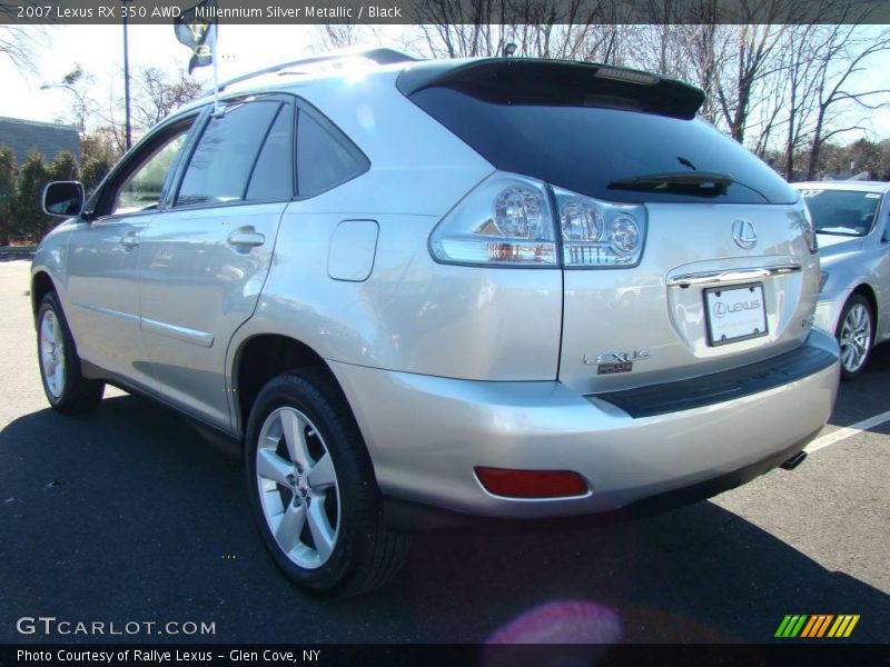 Millennium Silver Metallic / Black 2007 Lexus RX 350 AWD