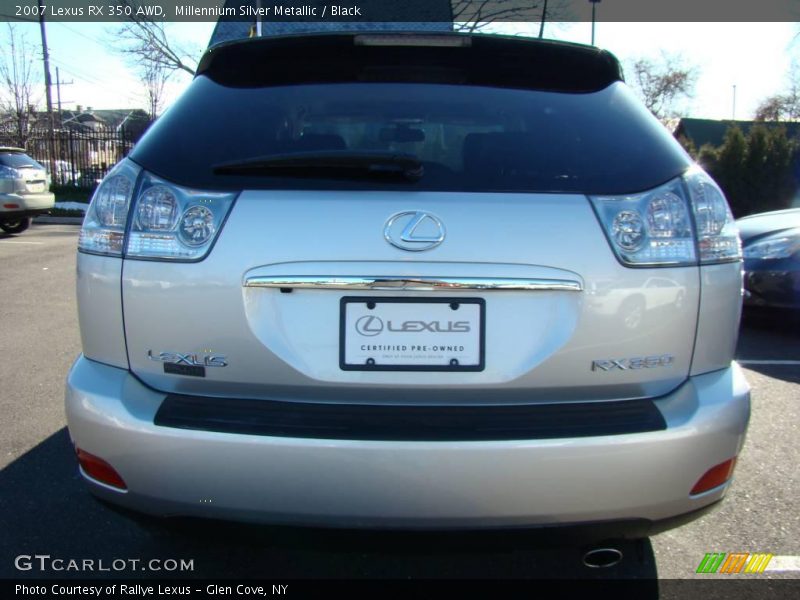 Millennium Silver Metallic / Black 2007 Lexus RX 350 AWD