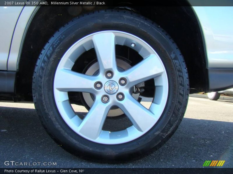 Millennium Silver Metallic / Black 2007 Lexus RX 350 AWD