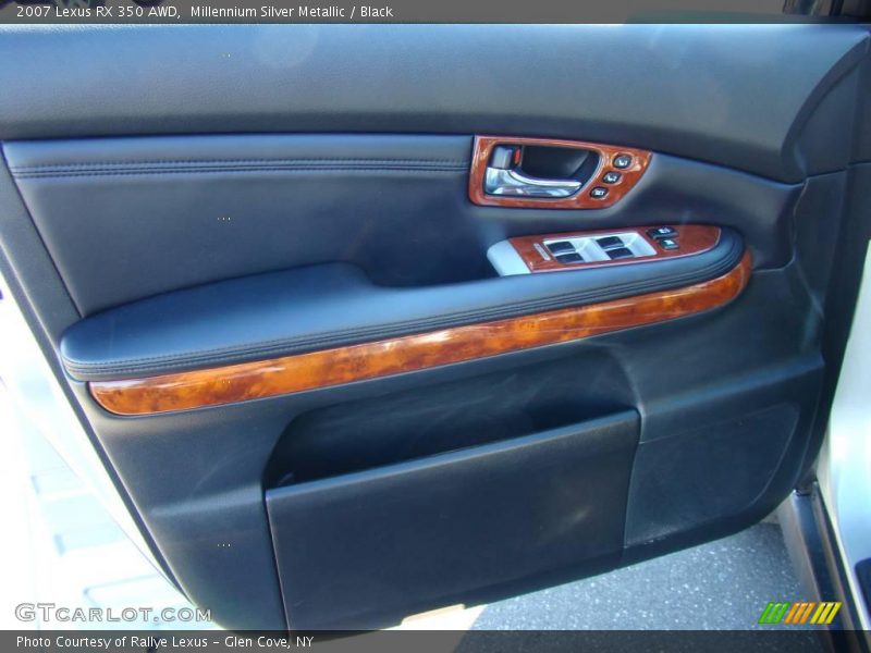 Millennium Silver Metallic / Black 2007 Lexus RX 350 AWD