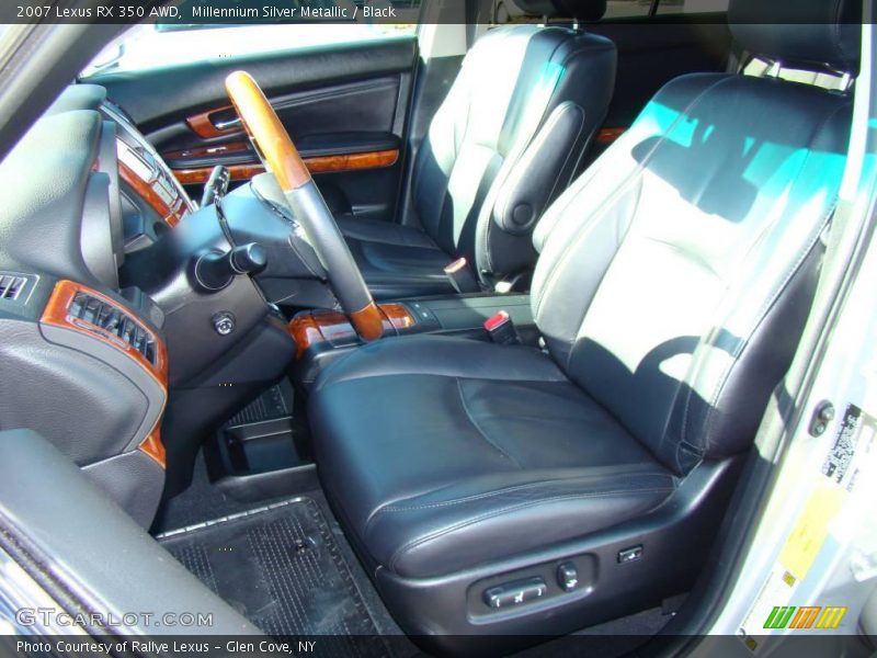 Millennium Silver Metallic / Black 2007 Lexus RX 350 AWD