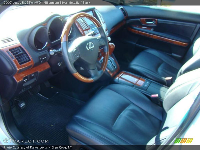 Millennium Silver Metallic / Black 2007 Lexus RX 350 AWD