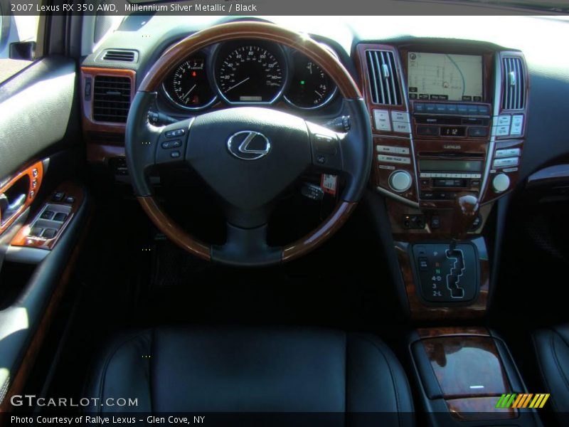 Millennium Silver Metallic / Black 2007 Lexus RX 350 AWD