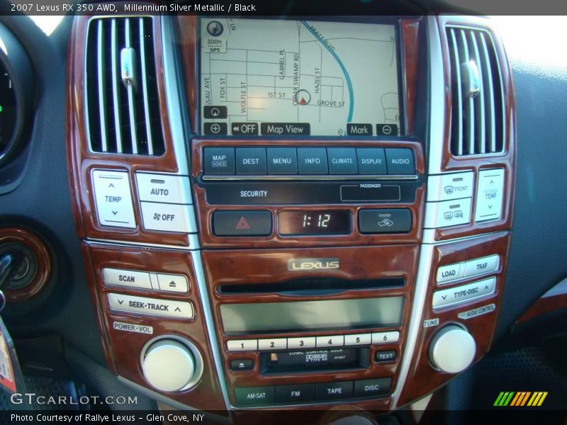 Millennium Silver Metallic / Black 2007 Lexus RX 350 AWD
