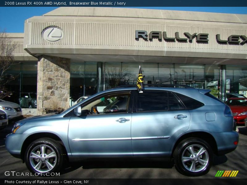 Breakwater Blue Metallic / Ivory 2008 Lexus RX 400h AWD Hybrid