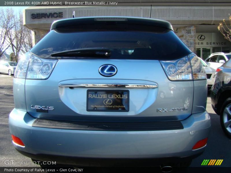 Breakwater Blue Metallic / Ivory 2008 Lexus RX 400h AWD Hybrid