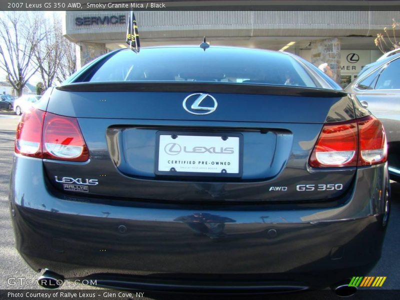 Smoky Granite Mica / Black 2007 Lexus GS 350 AWD
