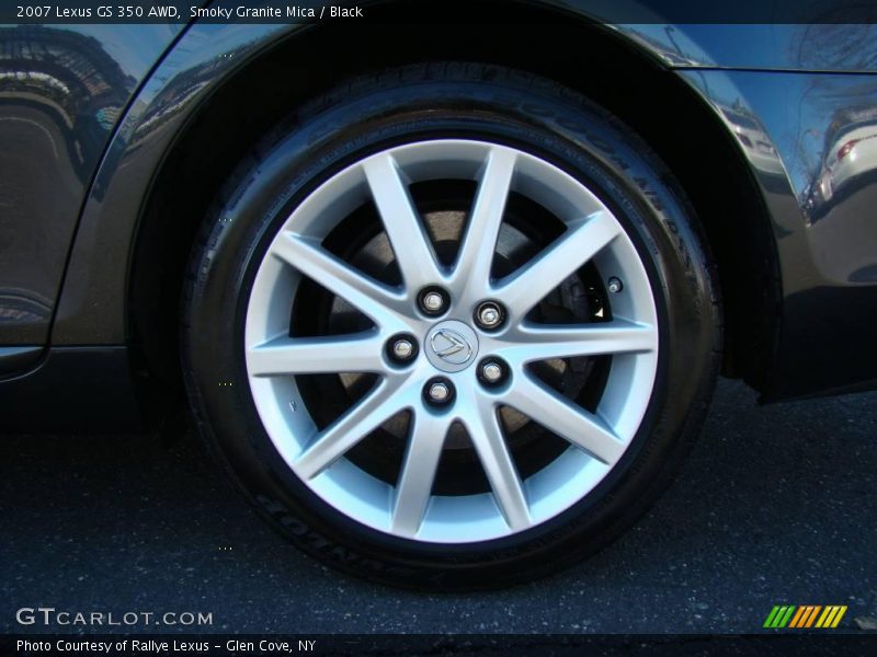 Smoky Granite Mica / Black 2007 Lexus GS 350 AWD