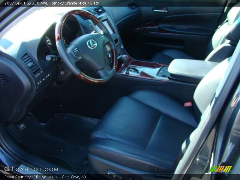 Smoky Granite Mica / Black 2007 Lexus GS 350 AWD