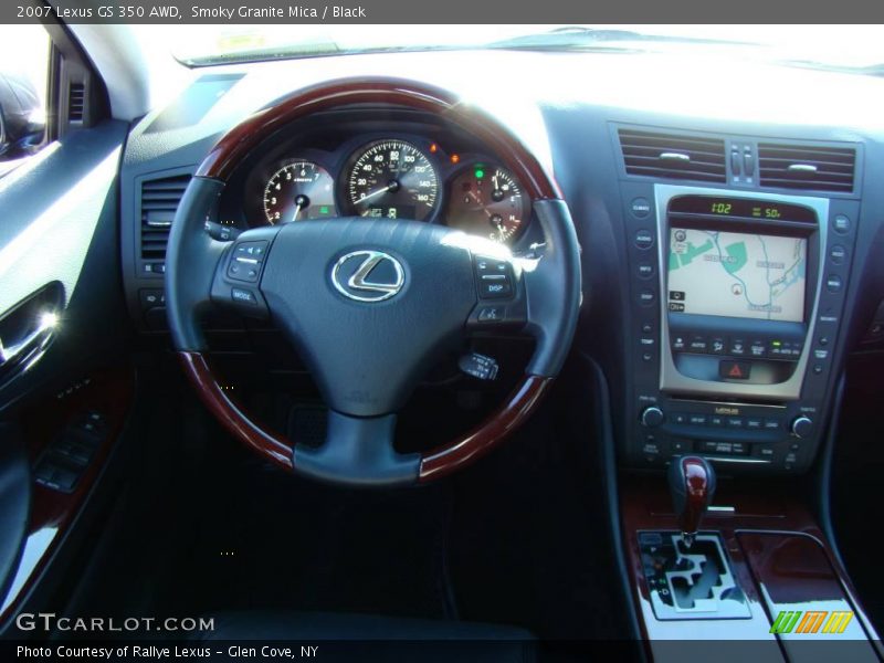 Smoky Granite Mica / Black 2007 Lexus GS 350 AWD