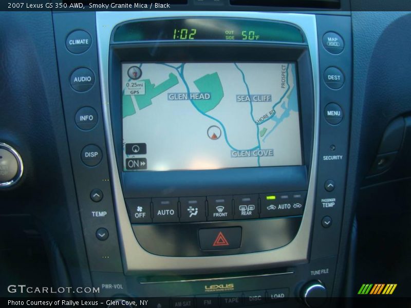 Smoky Granite Mica / Black 2007 Lexus GS 350 AWD