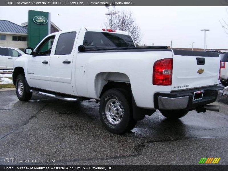 Summit White / Ebony Black 2008 Chevrolet Silverado 2500HD LT Crew Cab