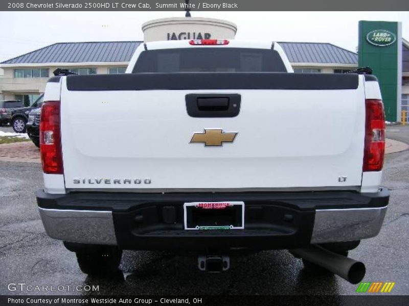 Summit White / Ebony Black 2008 Chevrolet Silverado 2500HD LT Crew Cab