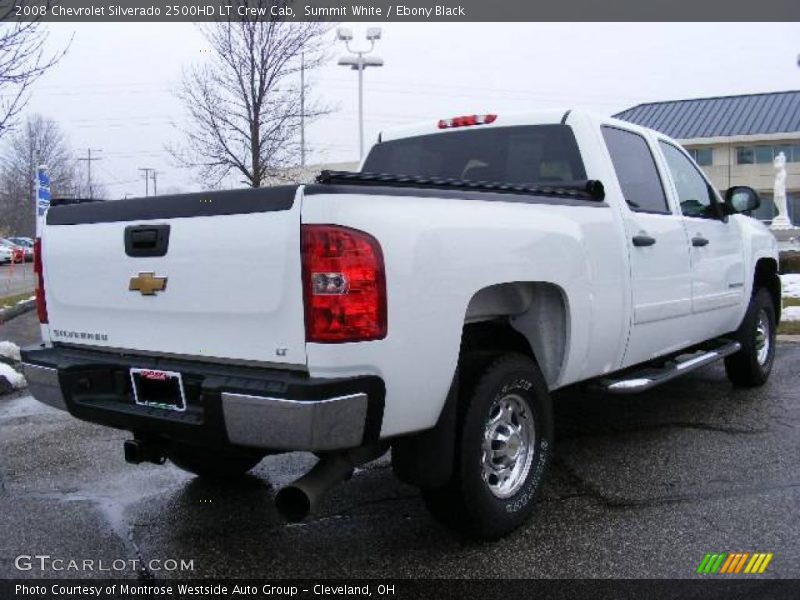 Summit White / Ebony Black 2008 Chevrolet Silverado 2500HD LT Crew Cab